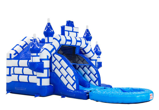 Bok Slide Combo Dubbelslide z basenem w motywie zamku